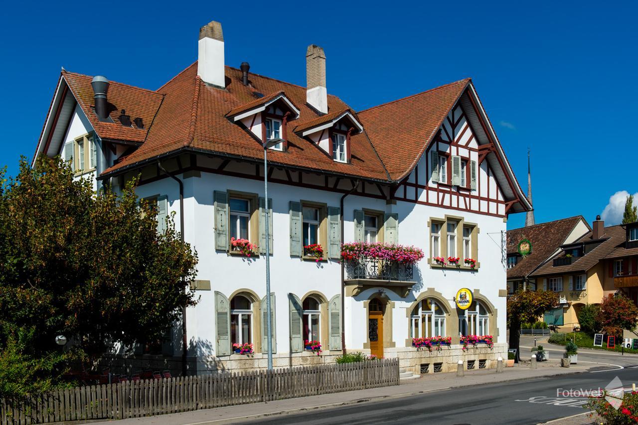 Gasthof Drei Eidgenossen Bosingen Buitenkant foto
